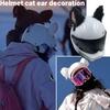 Plush Ear Helmet Decoration With Bell Bowknot Multiple Ski Colors Cute Accessories Helmet Ornament Helmet Motorcycle V2t7