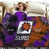 Phoenix Suns Print Flanelldecke Hohe Qualität Warm Bequem Decke für Alle Jahreszeiten Perfekt für Geschenke Heimdekoration