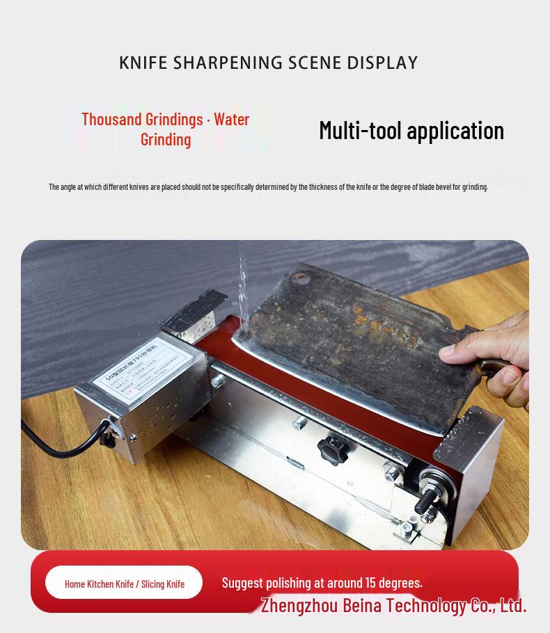 2026 Automatic Water-Cooled Electric Knife Sharpener for Kitchen Knives
