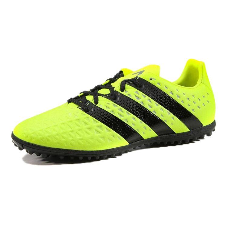 Adidas Ace 16.3 Tf Durable Non-Slip Low-Top Sports Football Shoes Men Football Shoes Yellow Black S31960