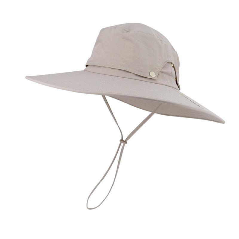 Summer removable big eaves bucket hat men's UV protection sun protection hat outdoor mountaineering fishing sun hat women