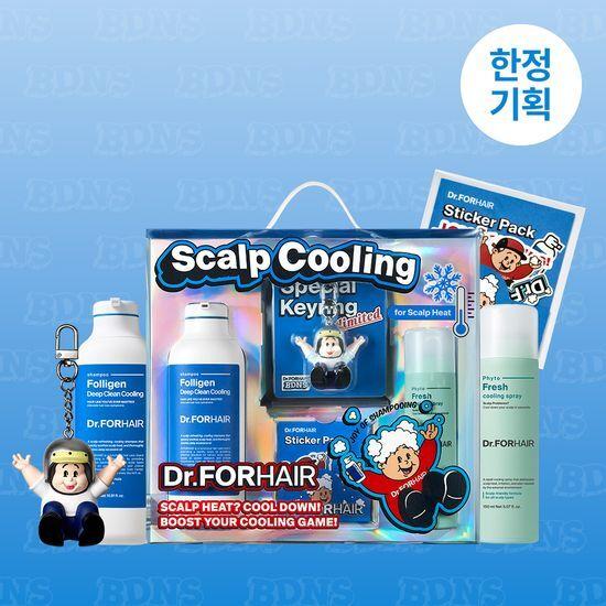 

DR.FORHAIR Cooling Father s Special Planning Set (Cooling Shampoo 500ml + Cooling Spray 150ml + Doorbell Keyring + Doorbell Sticker Pack)