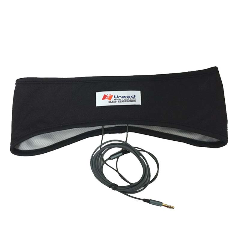 Sports Earphone Sleeping Mask Anti-noise Headphone Headband  3.5mm Wired Headset Music Player for Smartphone PC