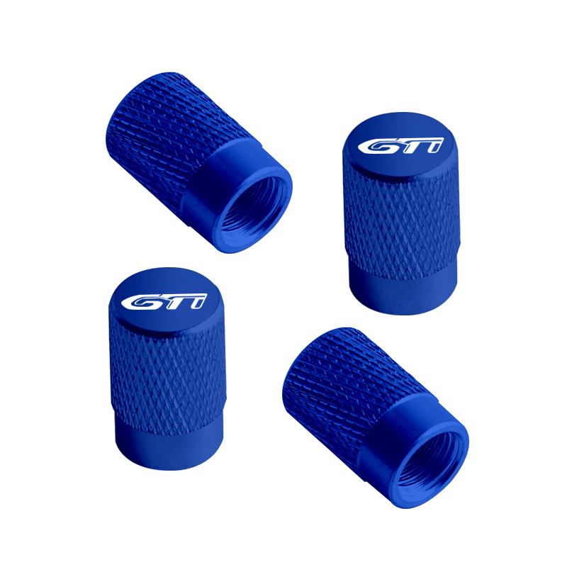 For VW VOLKSWAGEN 2026 New For Peugeot GTI Emblem 106 107 206 207 208 301 307 408 508 3008 Badge Car Wheel Tire Valve Caps Tyre