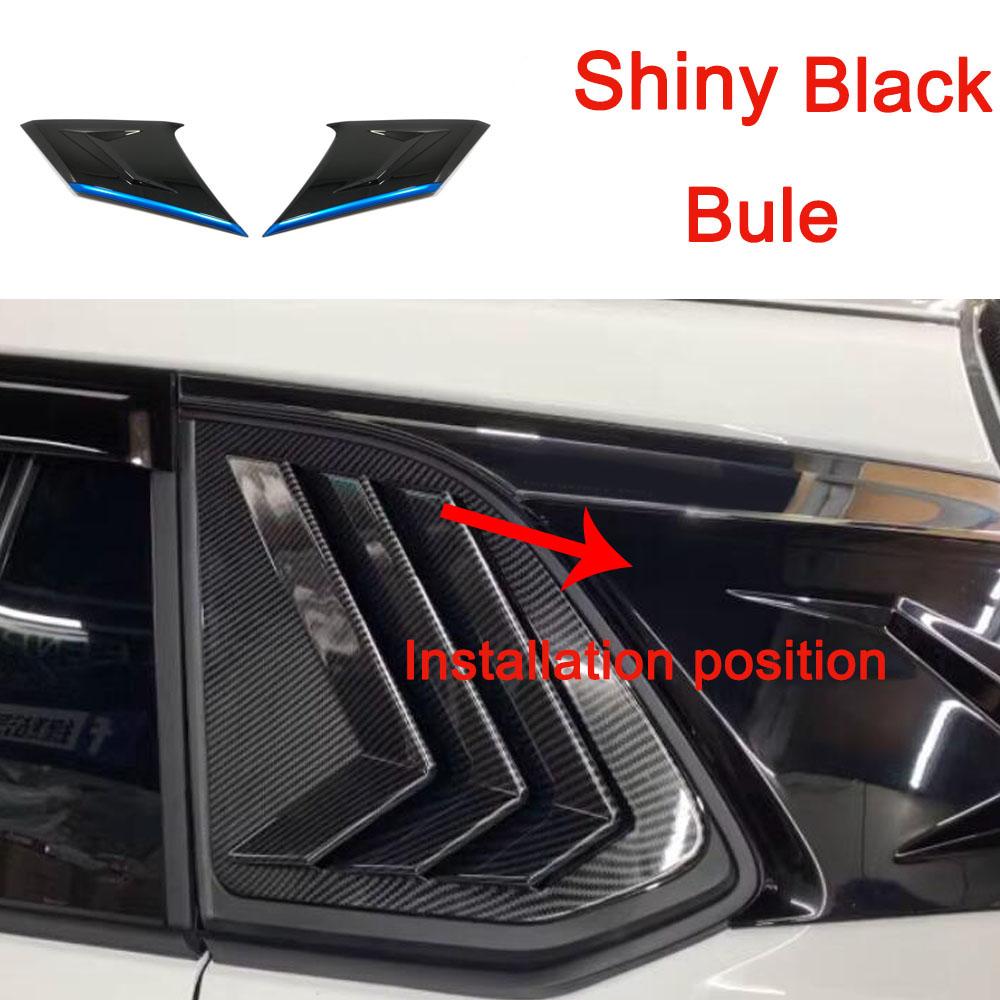 ABS Plastic Rear Window Shades Molding Trim Decoration Cover Exterior Accessories For Toyota Corolla Cross XG10   2024+