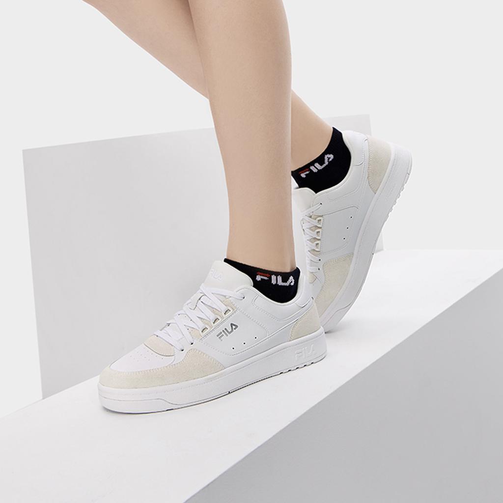 New FILA Targa Low Top Skateboard Shoes Women's FILA White F12W432204FWT