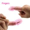 Finger Massager Sleeves G-spot Vibrator Clitoris Stimulator Finger/Vibrator/Love Egg Sleeves Adult Sex Toys For