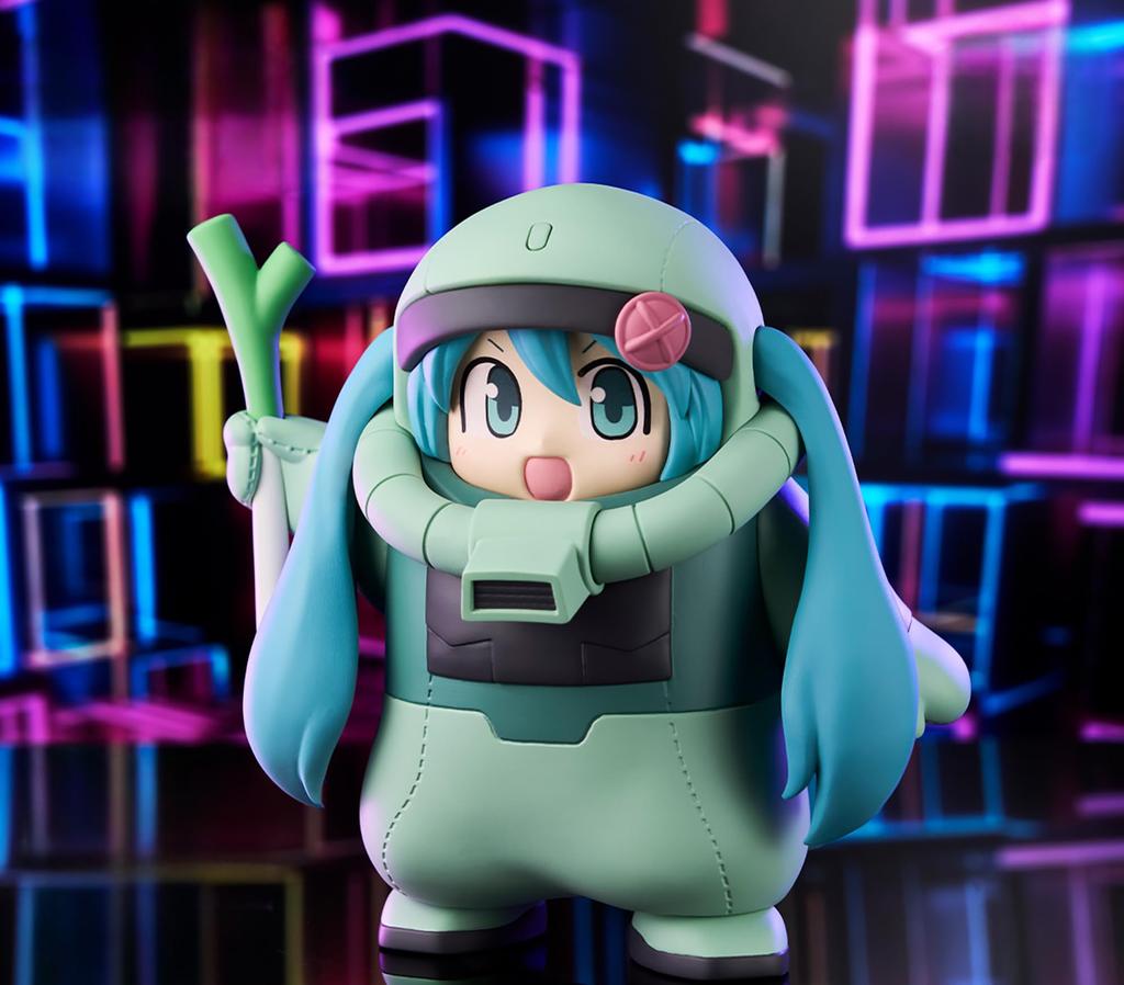 Gundam 45. Jubiläum x Hatsune Miku Figur Zaku Plüschtier Miku [Hatsune Version]