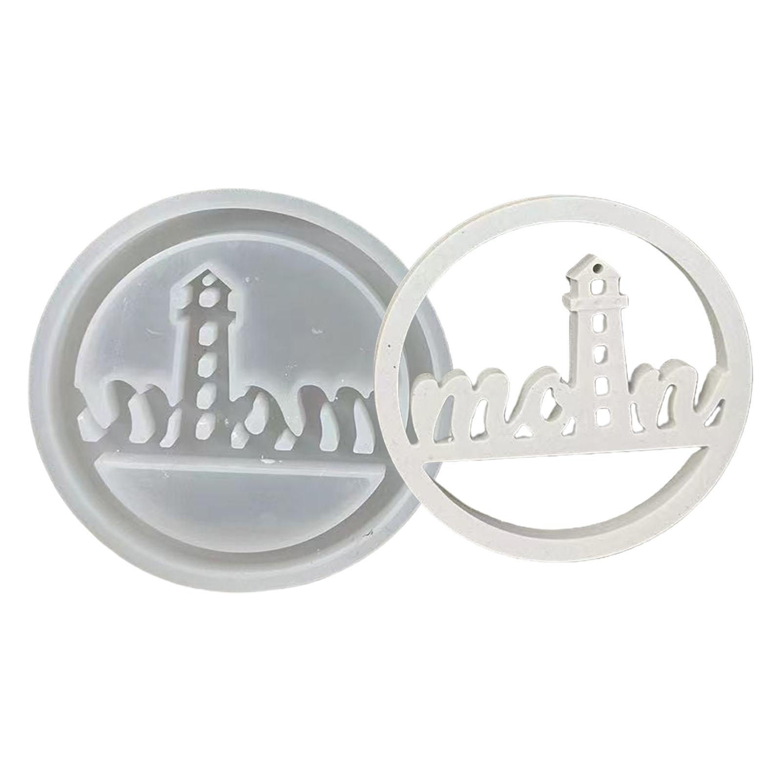 

Силиконовые формы для рукоделия Круглый маяк Чайка Подвески-подвески Форма для поделок для энтузиастов и домашнего декора A