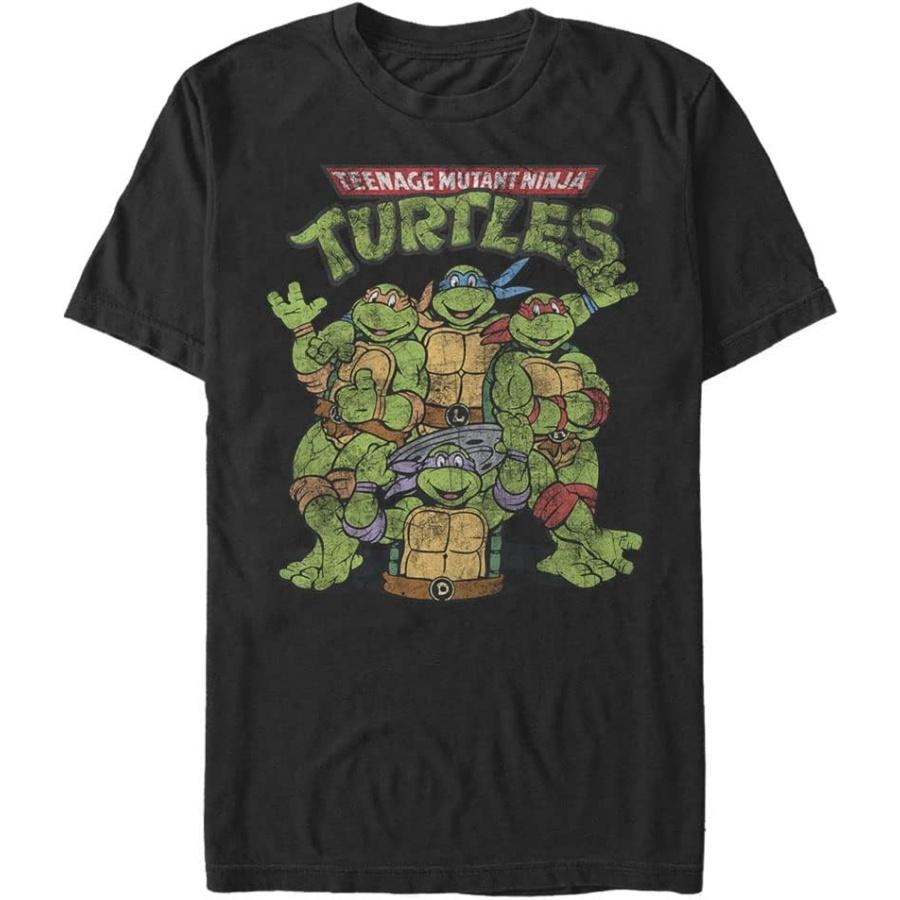 Nickelodeon Men s Big & Tall Turtle Group XXXXXL чёрный