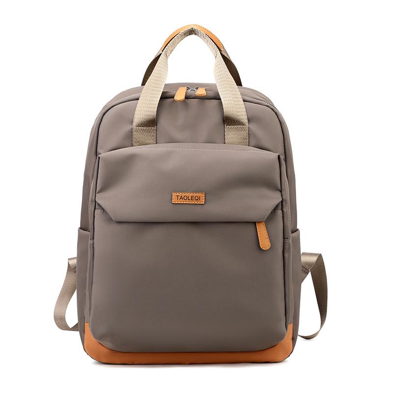 Backpack for Women's Computer Bag Trendy Versatile Outdoor Leisure Portable Business Nylon Cloth Travel Bag School Bag