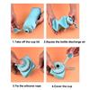 600ml Silicone Foldable Water Bottle for Sports Reusable Leakproof Water Bottle with Rope Collapsible Water Bottle