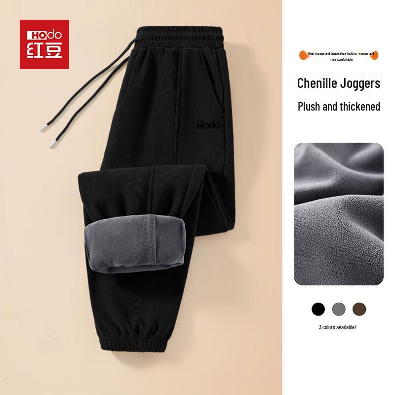 Hodo Men s Thickened Fleece Jogger Pants L