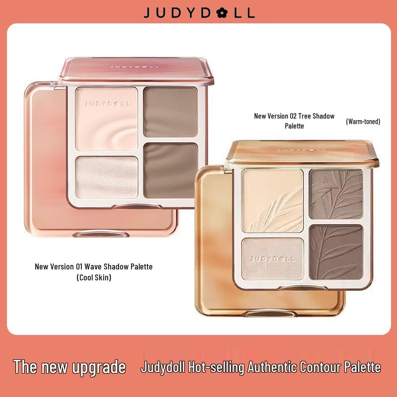 

Палетка хайлайтеров и контуров Judydoll - Матовый квартет для скульптурирования лица