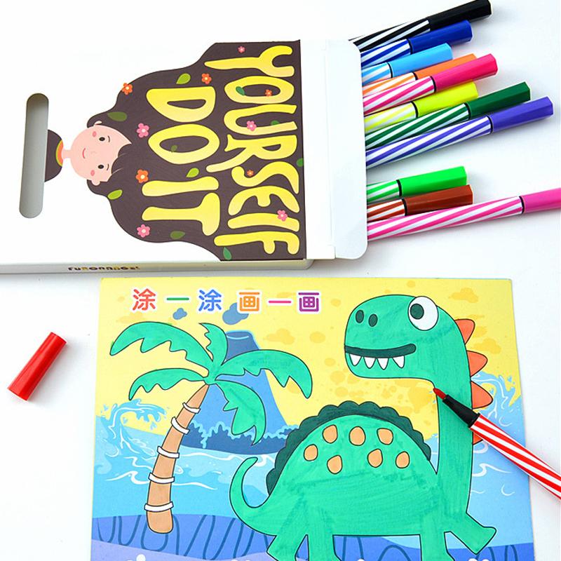 10Pcs 3D EVA Foam Sticker Puzzle Game DO-IT-YOURSELF Cartoon Animal Craft Playthings Children Drawing Toy Learning Education Playthings Ideal for