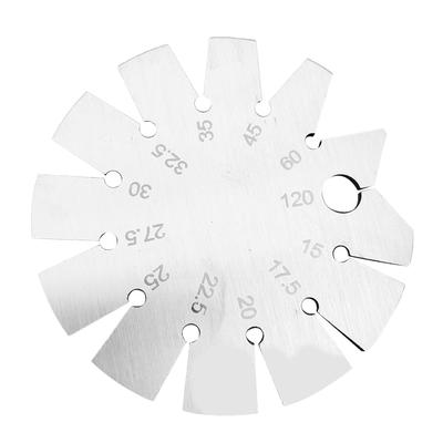 Angle Pattern Gauge Round Shape Bevel Angle Finder Woodworking Protractor for Chisel Plane Blade Measuring