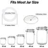 Silicone Replacement Gasket, Airtight Rubber Seals Rings for Mason Jar Lids, Leak-Proof Canning Silicone Fitting Seals for Glass Clip Top Jars