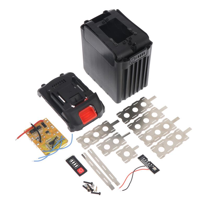DIY 18650 Battery Box 30 Cell 25V 42V 60A PCB Charging Circuit Shell for Solar Generator Power Supply