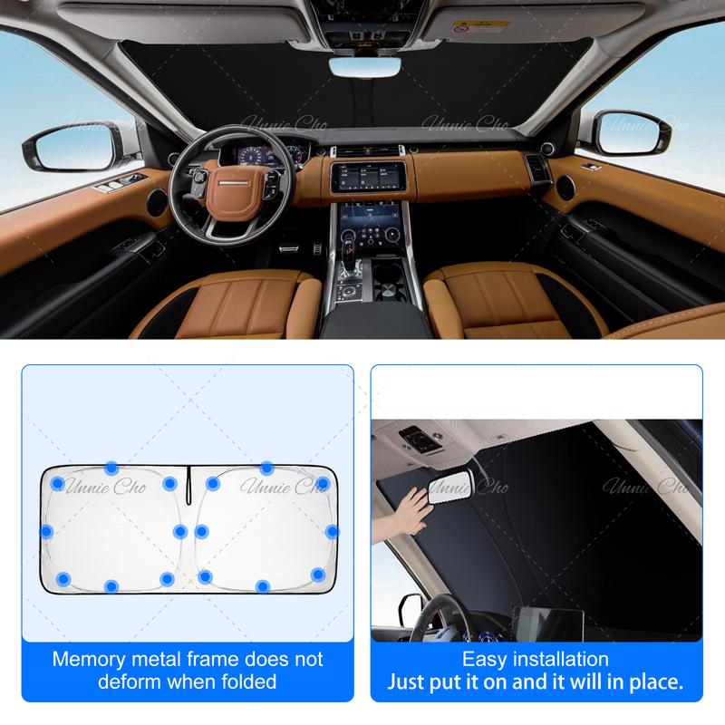 Windshield Sun Shade -fit  for Land Rover Range Rover Sport 2014- Accessories Front Window Sunshade Block UV Ray