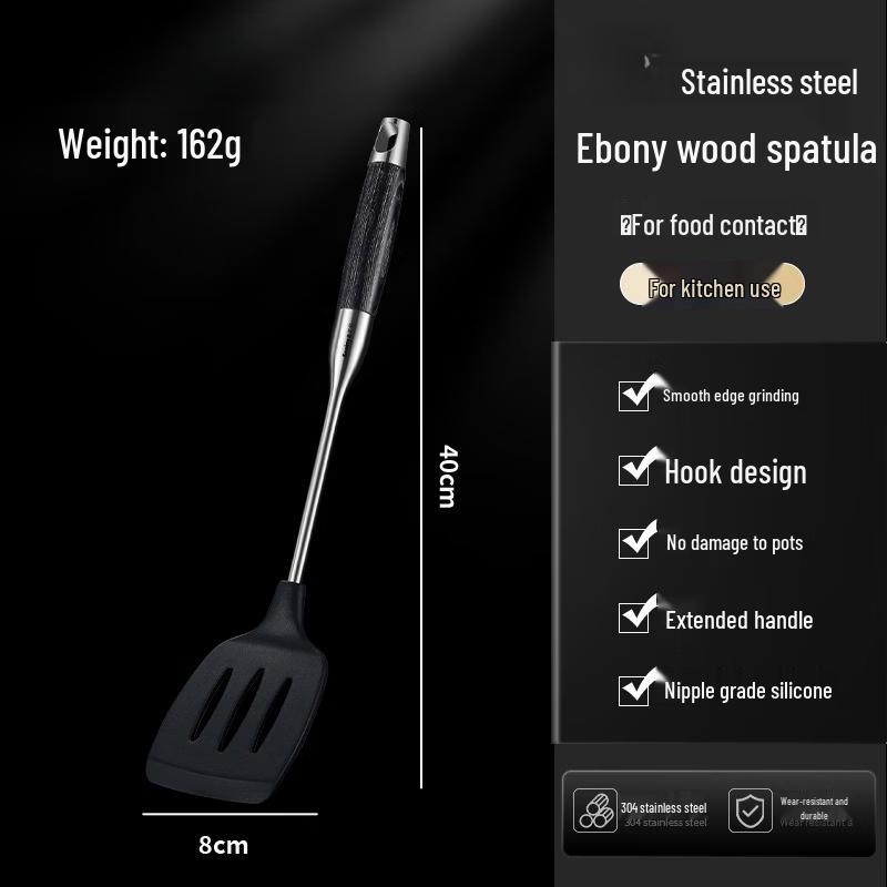 ZISIZ Silicone Spatula Set for Non-Stick Pans