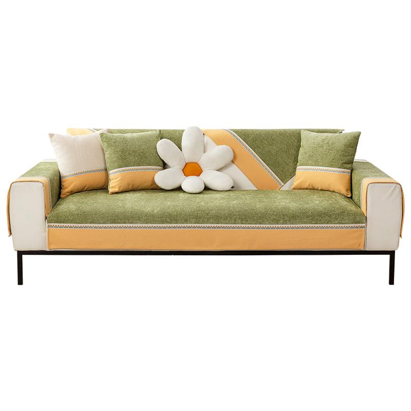 Sofabezug Neues Sofakissen Handtuch Rutschfestes Vier Jahreszeiten Universalkissen Einfaches Modernes Bezugsstoffkissen