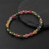 Faceted Natural Stone Lapis Lazuli Tiger Eye Bracelets Boho Square Cube Bracelet  Energy Jewelry