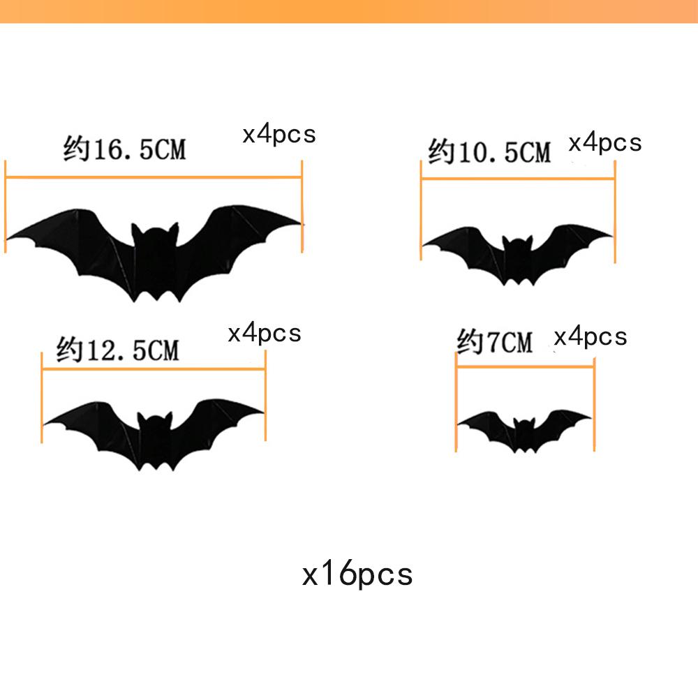 

Хэллоуин Декор Летучая мышь 3D Наклейки на стену в виде летучих мышей Украшения Жуткие Водонепроницаемые наклейки для дома, комнаты, принадлежности для Хэллоуин-вечеринки