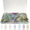 300 Pcs Paper Clips Medium Size PaperClips Assorted Colored for Clips Office Supplies Paperwork Office School and Personal Use