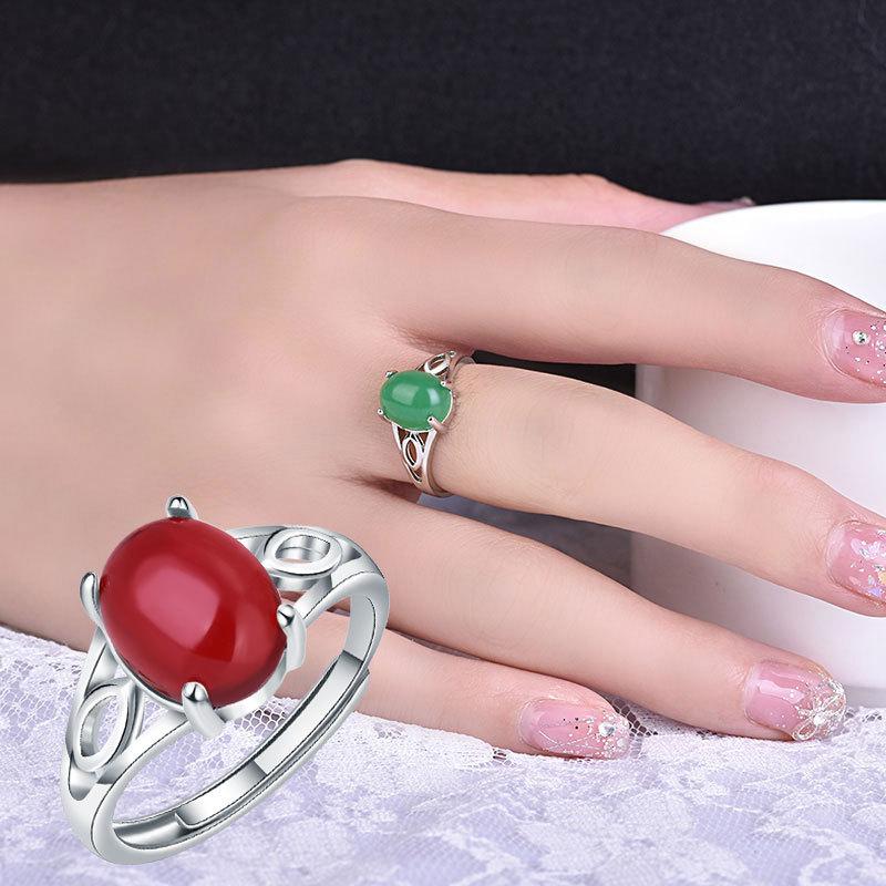 Lindon Classic Copper Alloy Zirkonový prsten Dámské šperky Svatební slib Party dárek