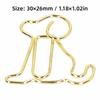 100Pcs Dog Shape Gold Paper Clips Gold Small Paper Clips Cute Paperclips  Note Taking