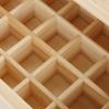 90 Slots Threetiered Essential Oil Bottle Container Wooden Storage Case Box Organizer