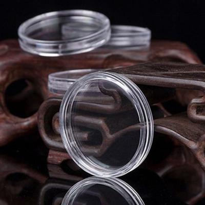 Coin Holders Reusable Protect 100pcs Display Capsules Case Transparent