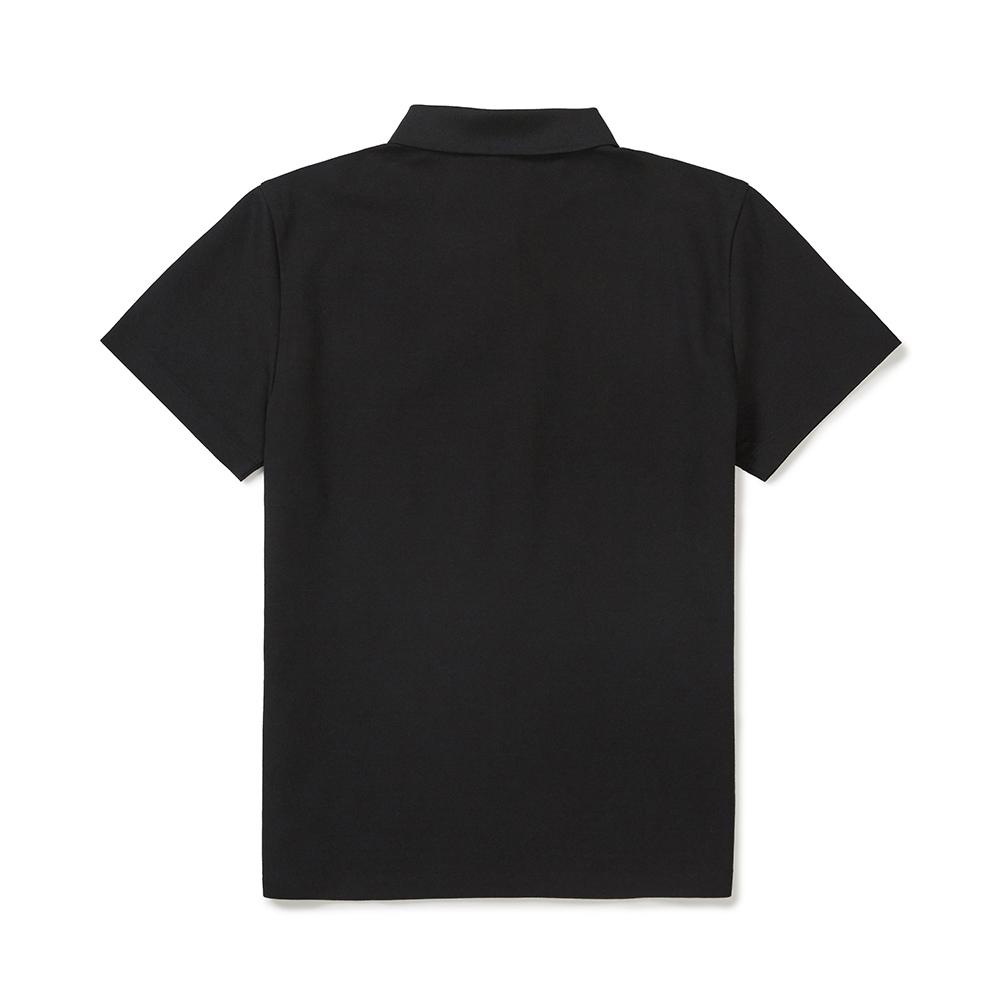SNOWPEAK Pique Women's Basic Polo T-Shirt Black (S25MWFPS67)