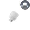 50Pcs Mini USB Night Light Warm White Eye Protection Book Reading Light USB Plug Computer Mobile Power Charging LED Night Lamp