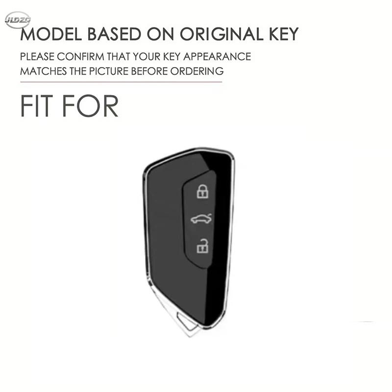 Copri Custodia Portachiavi Auto in Pelle per Volkswagen Golf 8 MK8 ID.3 ID.4 Cupra Skoda Octavia A8 SEAT Leon MK4 2020 2021 Formentor Tarraco