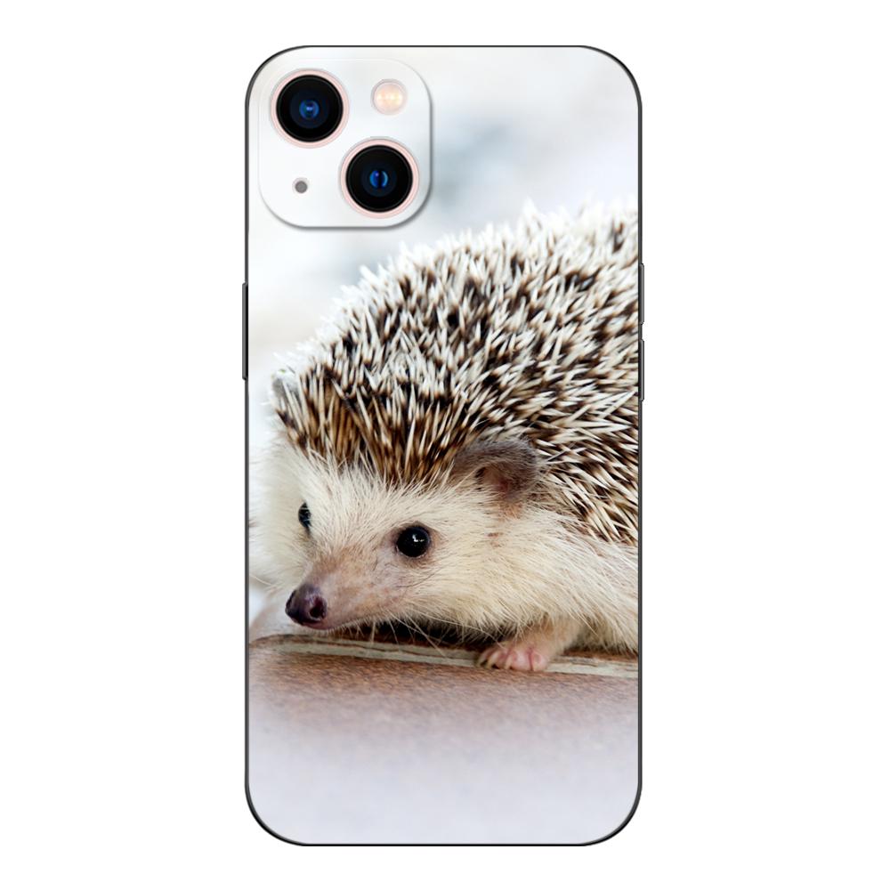 Black Tpu Case for Iphone 14 13 12 11 Mini Pro MAX 5 5s Se 2020 6 6s 7 8 Plus X 10 XR XS Cover Hedgehog