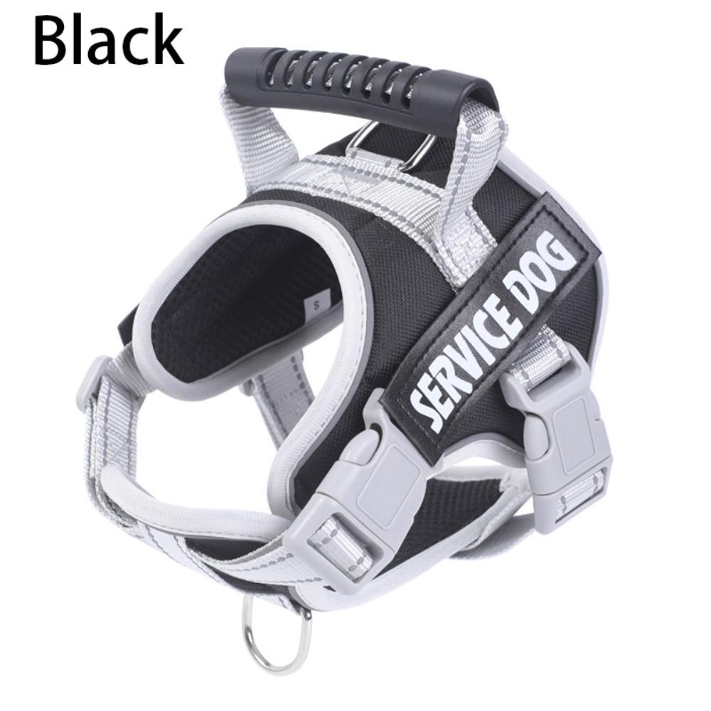 Leash Set Adjustable Harness Adjustable Reflective Vest Harness Service Dog Harness All Breeds