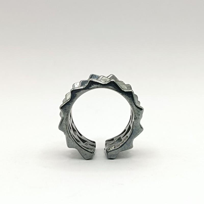 Anillo Abierto Ajustable Hombres Mujeres Vintage Armadura Arma Inspirado Geométrico Chapado Dedo