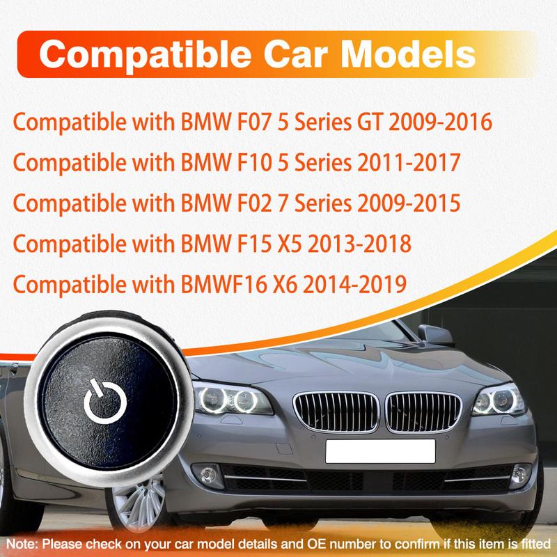 Car Radio Switch Volume Knob CD Machine Switch Button for BMW F10 F07 F02 F15 F16 BMW 5 7 Series X5 X6 64119350272