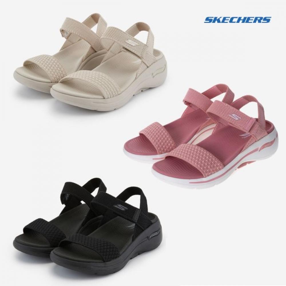 

Skechers Women Go Walk Arch Fit Sandals Sp0wscdm061 062 063 SP0WSCDM061 (black)/220