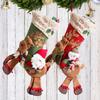 Plush New Year Large Candy Gift Bag Christmas Ornaments Xmas Tree Hanging Decor Christmas Stockings