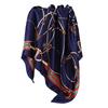 90cm Silk Scarf Square Scarf - Premium Women's Shawl - Vintage Print Satin Headscarf/wrap
