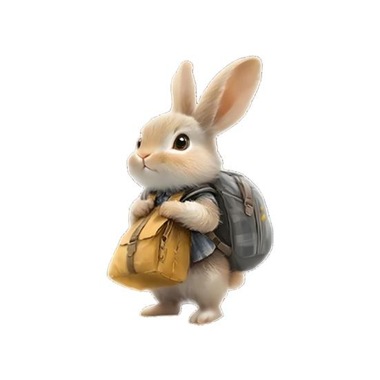 2D Acrylic Animal Hanging Ornament Car Rearview Mirror Charm Backpack Keychain Fade-Resistant Cute Car Interior Hanging Decor for Home Party Favors