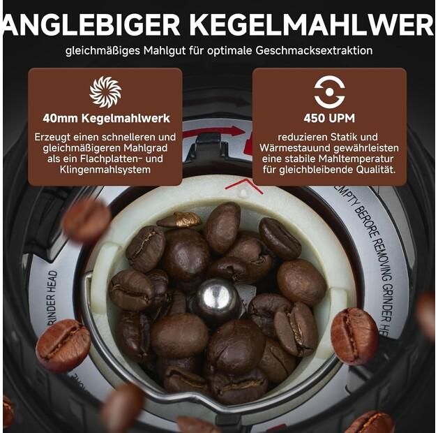 Кофемолка Amzchef (CG209-SV-14)