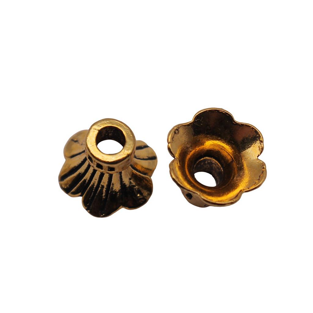 Flower Bead Cap Spacer Findings Ornate Covers For DIY Jewelry Making Materials
