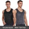 Men's Winter Double-Sided Golden Velvet Vest with Fleece, Thickened for Warmth; Round Neck Waistcoat & Base Layer for Cold Protection