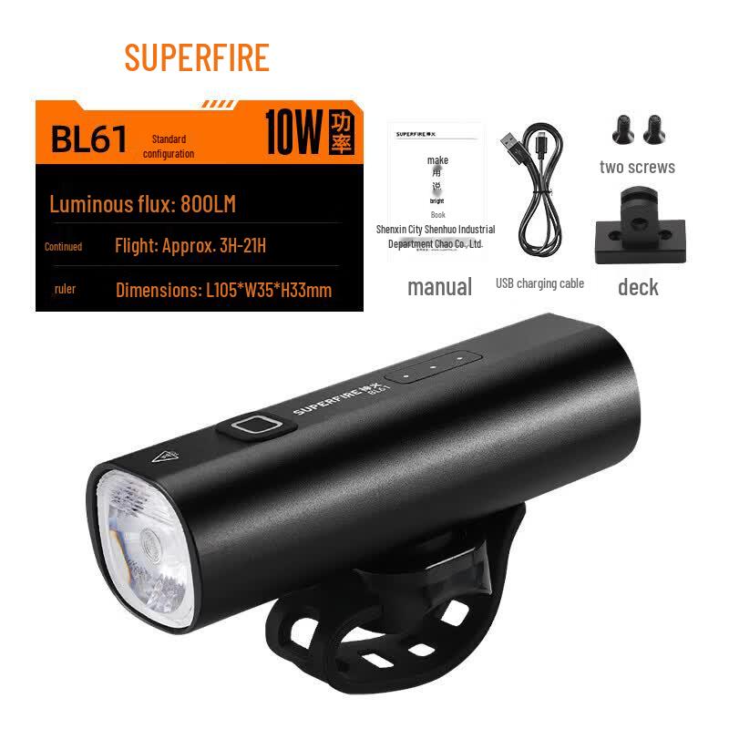 SupFire BL61 Rechargeable LED Bicycle Headlight