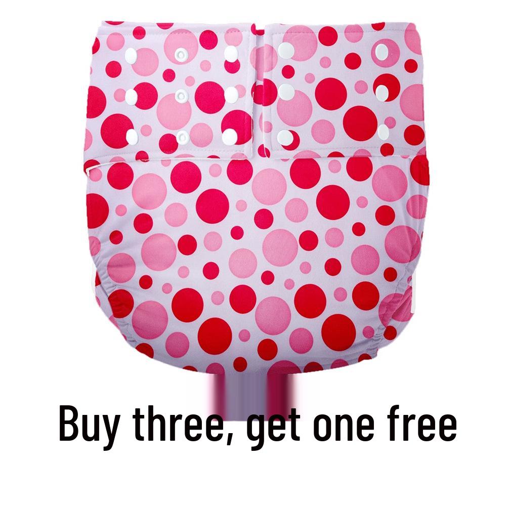 Buckle-Free Washable Adult Diapers with Ice Silk Lining for Seniors