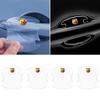 4PC Car Door Anti-collision Protector Bumper Strip Transparent Sticker for Fiat Abbas 500 500L 500X 124 Aegea MobiPanda Tipo Sedici Centoventi Fiorino