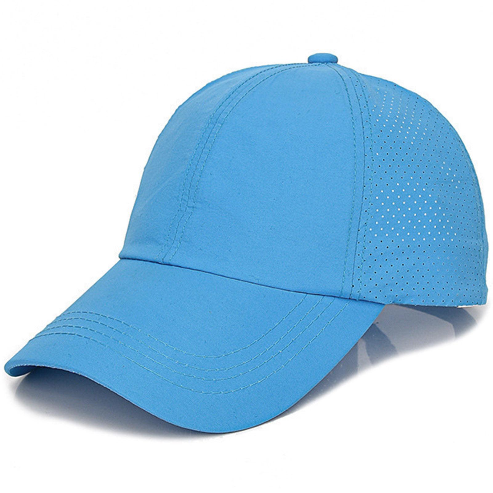 Summer Solid Color Baseball Caps Casual Unisex Baseball Cap Solid Color Criss Cross Ponytail Baseball Cap for Outdoor Travel